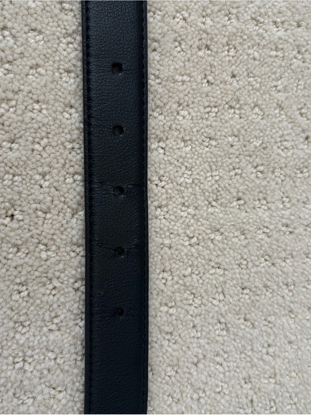 Youth Boys Reversible Black & Brown Leather Belt with Silver Buckle